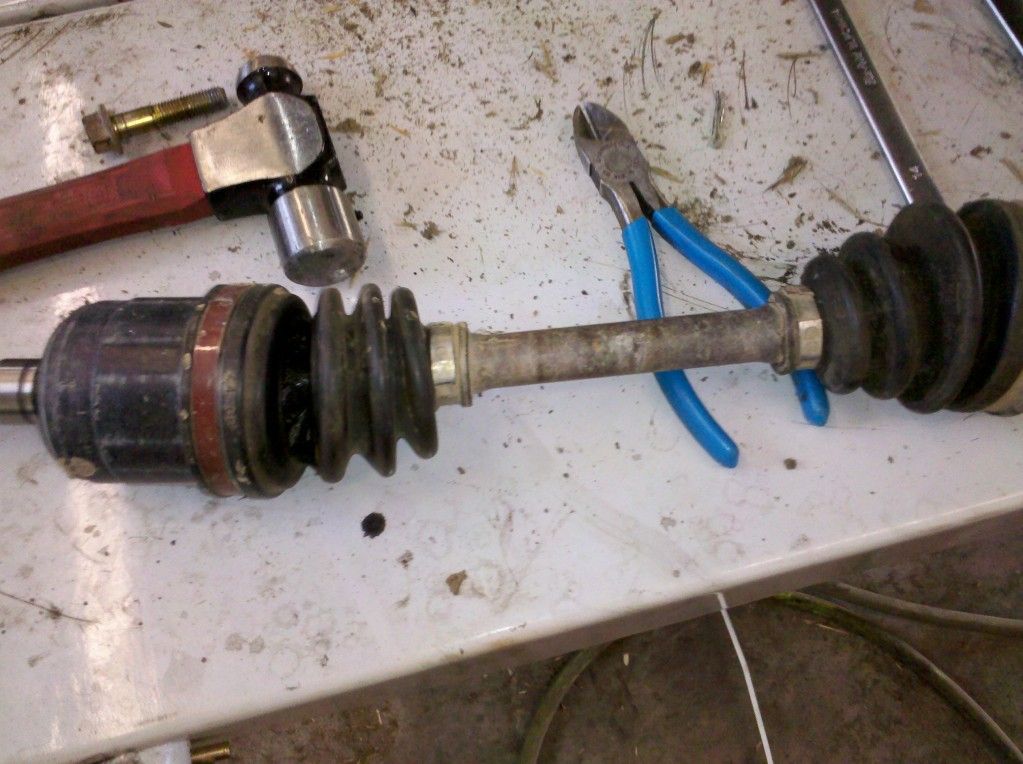 Replacing CV axle boots Honda Foreman Forums